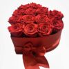 amor hjartbox evighetsrosor skicka rosor blommor snatt upp hoger